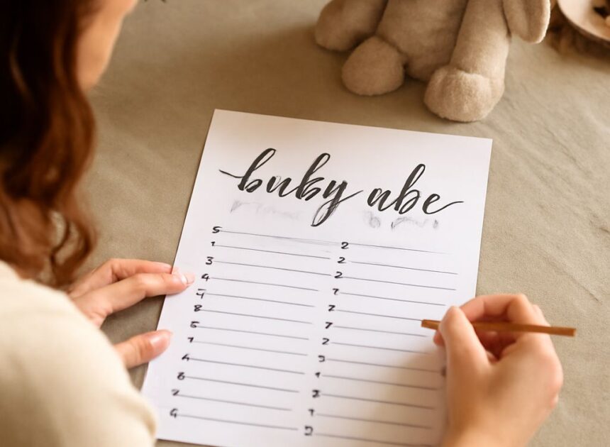 Printable Baby Shower Games for Your Celebration