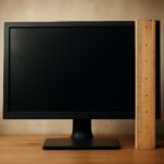 Measure a monitor and computer screen accurately